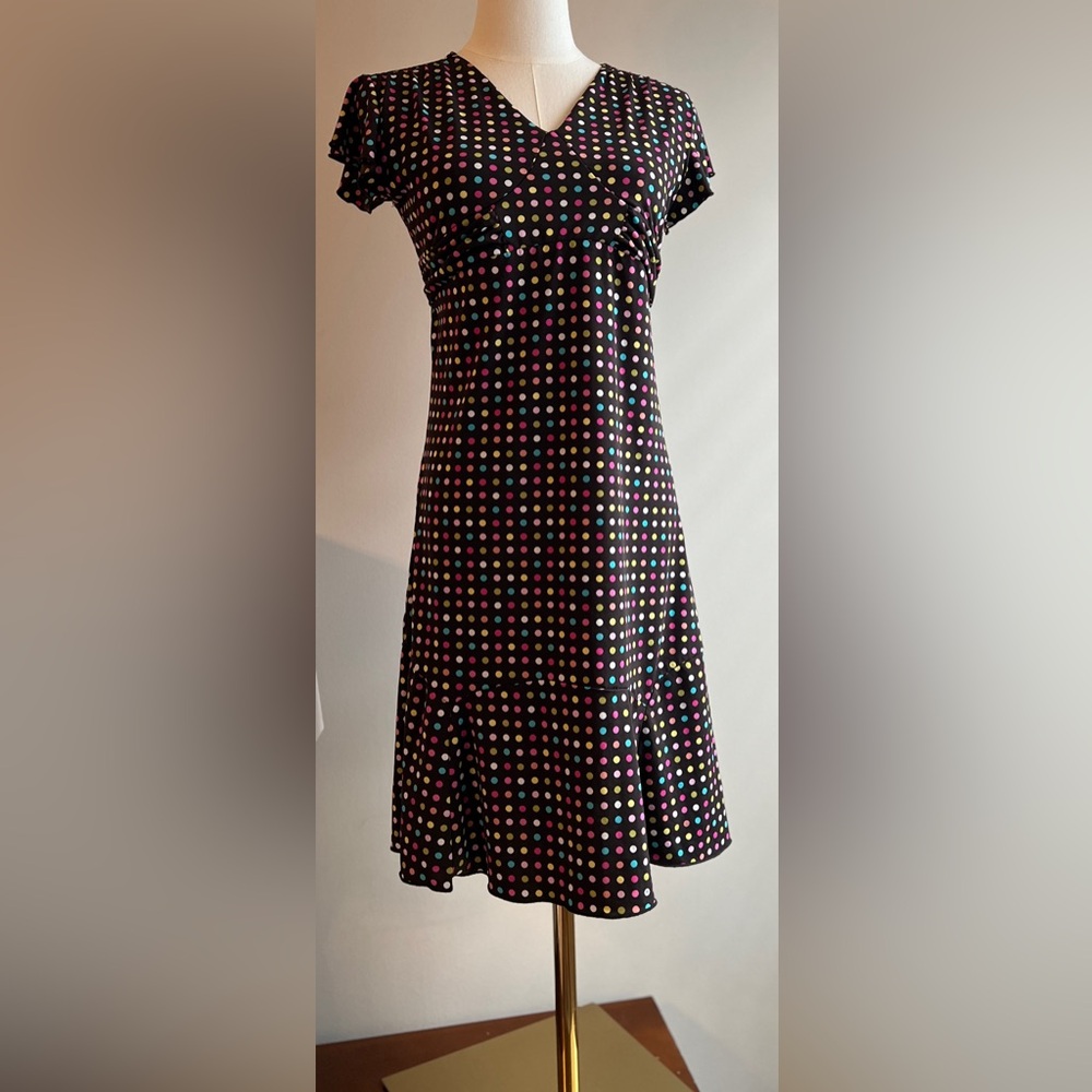 Cato girls size 16 dress multicolor polkadots